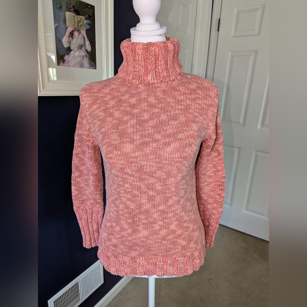 Gap Pink Turtleneck Sweater